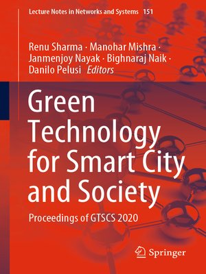 cover image of Green Technology for Smart City and Society